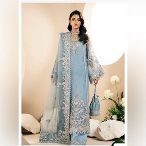 Pakistani icey blue dress. brand new. never worn before